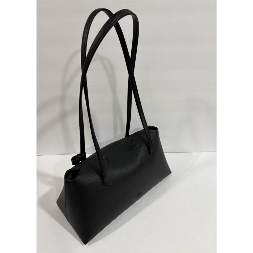 Freja New York Chrystie Handbag Purse Shoulder Bag Black Color Vegan Leather - Picture 12 of 12